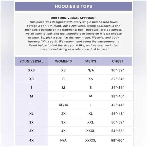 Savage x Fenty Lit Leisure Knit Pullover Unisex Hoodie Heart Swirl Women Medium - Picture 9 of 10